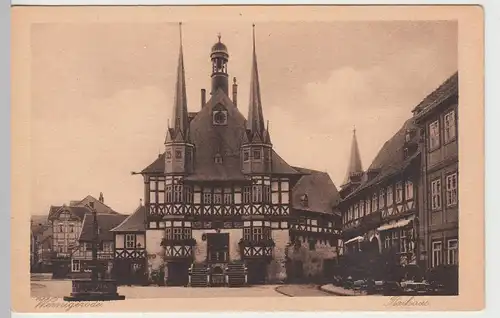(84311) AK Wernigerode, Rathaus, vor 1945