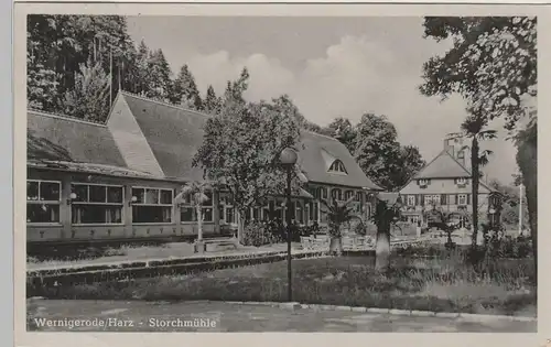 (79847) AK Harz, Wernigerode, Storchmühle 1954