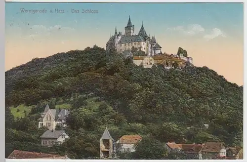 (7833) AK Wernigerode, Schloss 1914