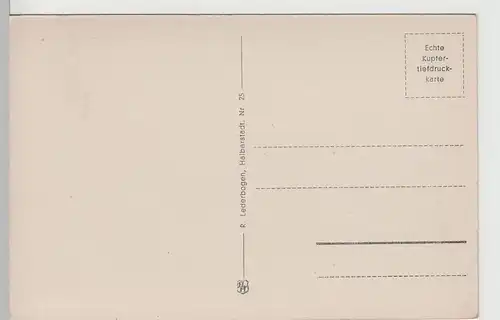 (70524) AK Wernigerode, Blick vom Lindenberg, vor 1945