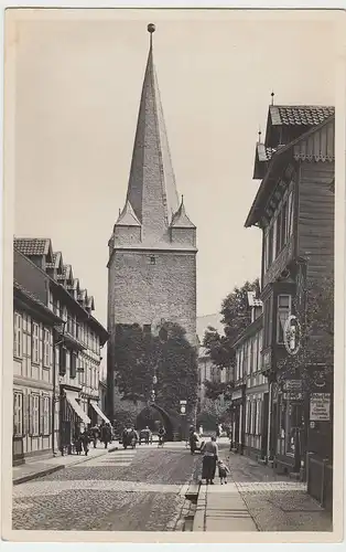 (43146) Foto AK Wernigerode, Westerntor 1920/30er