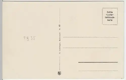 (3985) AK Wernigerode, Schloss, Luftbild, um 1935