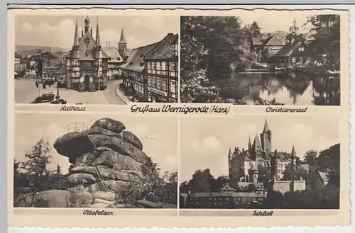 (30451) Foto AK Gruß aus Wernigerode, Mehrbildkarte, vor 1945