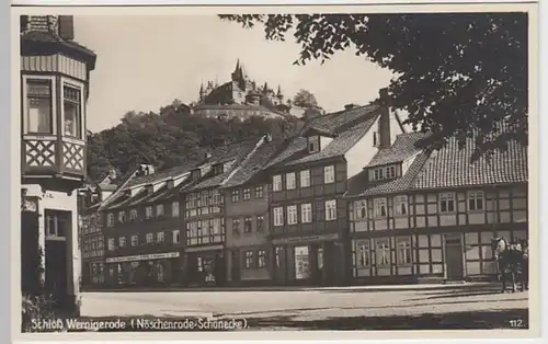 (20494) Foto AK Nöschenrode, Schönecke, Schloss Wernigerode, v. 1945