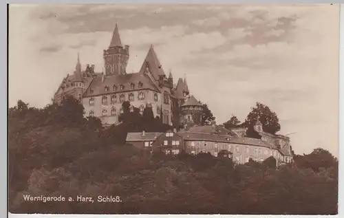 (113845) Foto AK Schloss Wernigerode, vor 1945