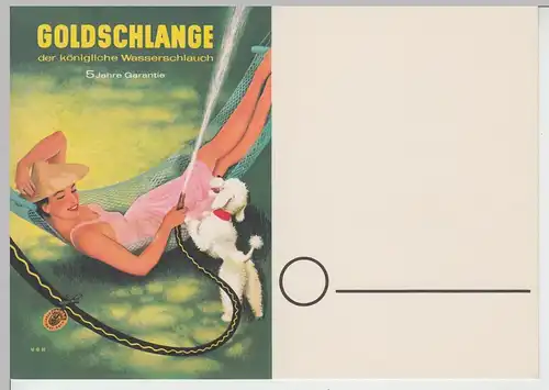 (111256) Werbe-AK Wasserschlauch "Goldschlange" v. Paguac 1940er
