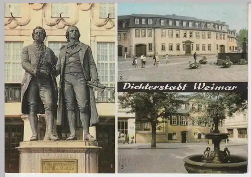 (99483) AK Weimar, Mehrbildkarte, 1968