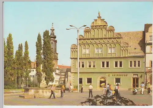 (99477) AK Weimar, Am Markt 1982