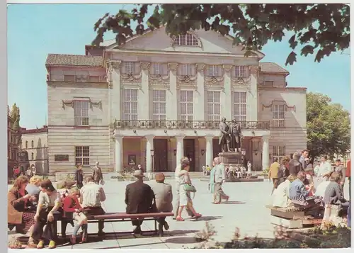 (99470) AK Weimar, Deutsches Nationaltheater 1986