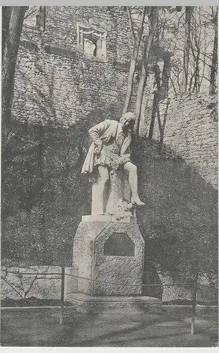(77033) AK Weimar, Shakespeare-Denkmal, vor 1945