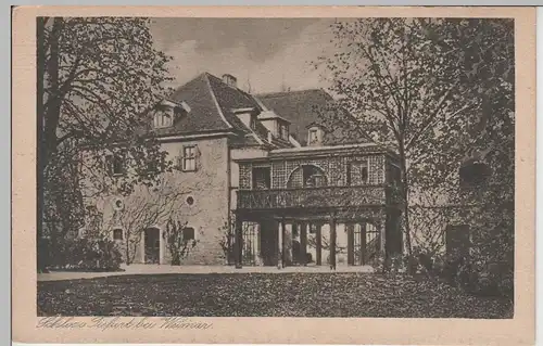 (73599) AK Weimar, Thür., Schloss Tiefurt, vor 1945