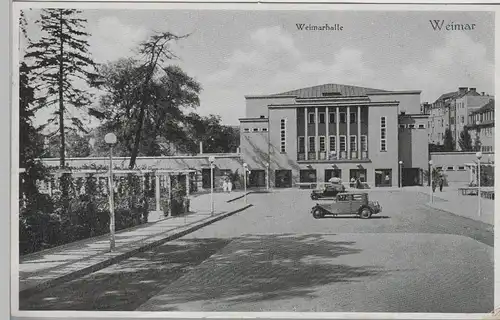 (70873) AK Weimar, Weimarhalle, 1940