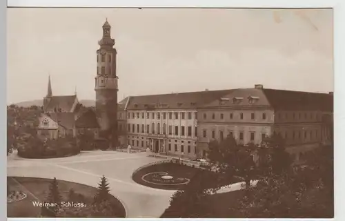 (67362) Foto AK Weimar, Thür., Stadtschloss, vor 1945