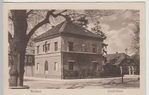 (67361) AK Weimar, Thür., Liszt-Haus, vor 1945