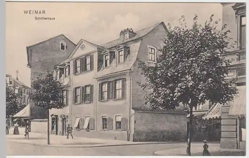 (53147) AK Weimar, Schillerhaus, 1905