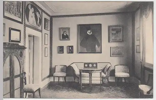 (52632) AK Weimar, Goethehaus, Urbinozimmer, vor 1945