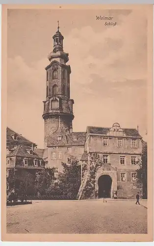 (47154) AK Weimar, Stadtschloss, Turm, vor 1945