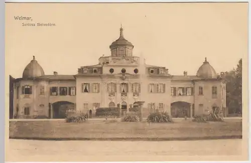 (33314) AK Weimar, Schloss Belvedère, 1909