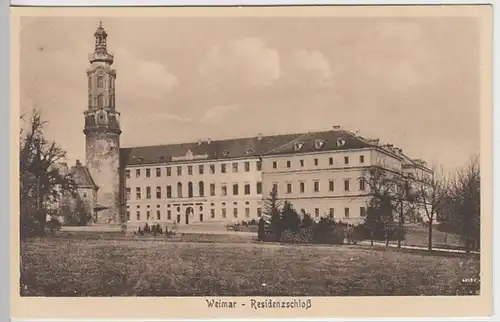 (20856) AK Weimar, Residenzschloss, vor 1945