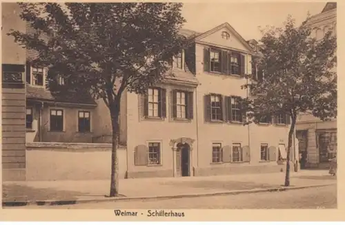 (1565) AK Weimar, Thür., Schillerhaus, vor 1945