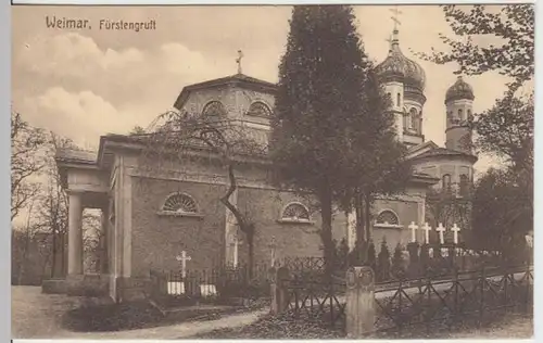 (12850) AK Weimar, Fürstengruft, vor 1945