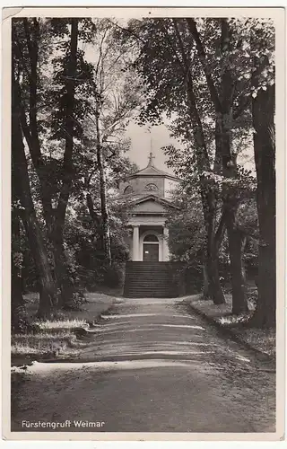 (109727) Foto AK Weimar, Fürstengruft 1936