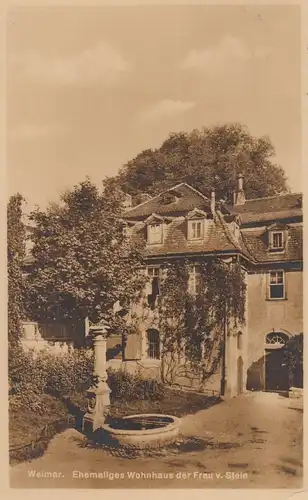 (108175) AK Weimar, ehem. Wohnhaus der Frau von Stein, 1927
