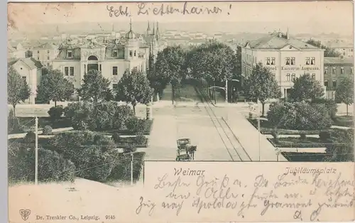(106508) AK Weimar, Jubiläumsplatz 1901