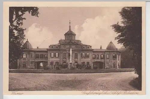 (106506) AK Weimar, Großherzogliches Schloss Belvedere, 1920er