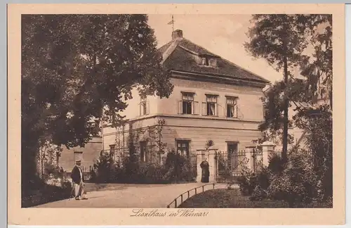 (101164) AK Weimar, Liszthaus, vor 1945