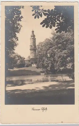 (100673) Foto AK Weimar, Schloss, vor 1945