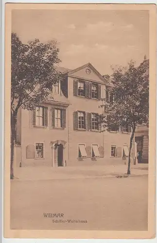 (100672) AK Weimar, Schiller-Wohnhaus, 1921