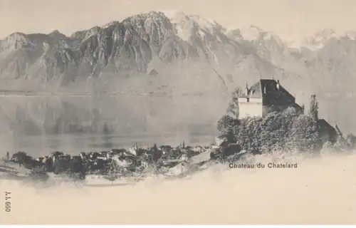 (739) AK Montreux, Schweiz, Schloss Chatelard, bis 1905