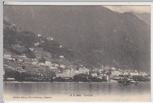 (16656) AK Territet, Genfersee, vor 1945