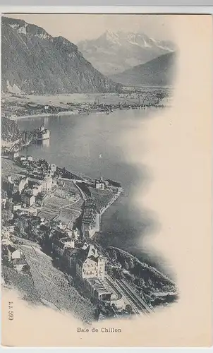 (106056) AK Baie de Chillon, bis um 1905