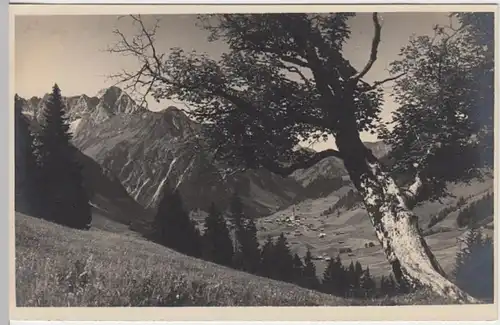 (8342) Foto AK Mittelberg, Vorarlberg, Panorama, vor 1945