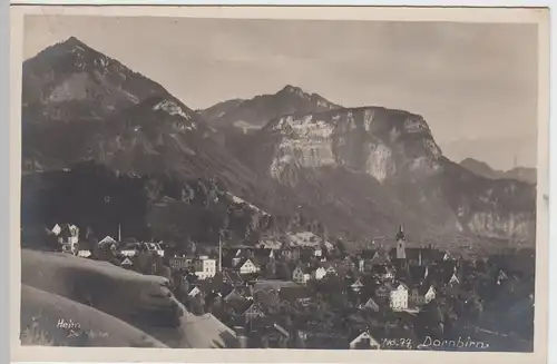 (48234) Foto AK Dornbirn, Panorama 1928