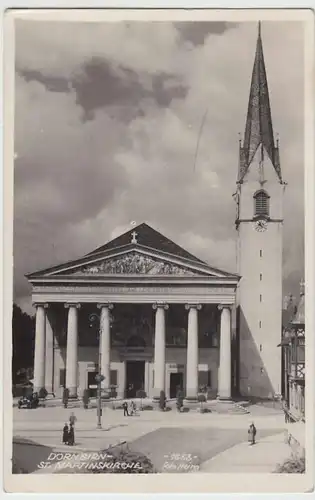 (32316) Foto AK Dornbirn, St. Martinskirche 1941