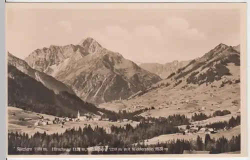(17287) Foto AK Riezlern, Panorama 1933