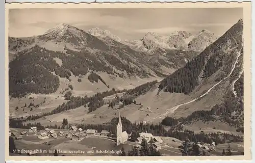 (11760) Foto AK Mittelberg, Vorarlberg, Panorama, vor 1945
