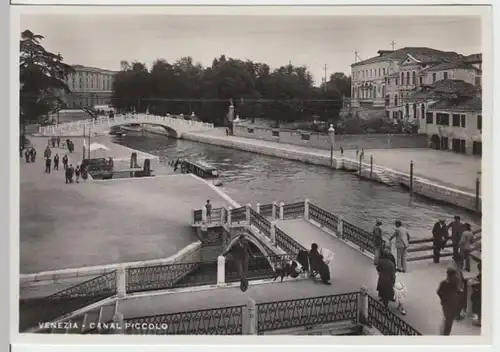 (18108) Foto AK Venedig, Venezia, Canal Piccolo 1937