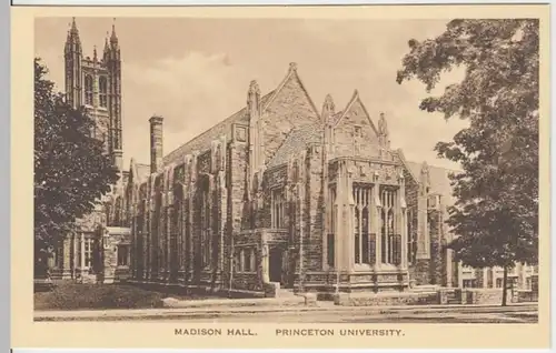 (3696) AK Princeton University, Madison Hall vor 1945
