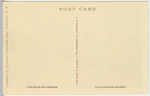 (3688) AK Princeton University, McCosh Hall vor 1945