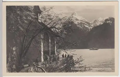 (53637) Foto AK Tellskapelle am Vierwaldstättersee