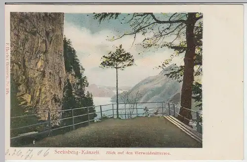 (42225) AK Seelisberg, Känzeli, Vierwaldstättersee 1906