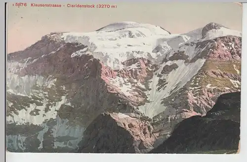 (110178) AK Klausenstraße, Claridenstock 1912