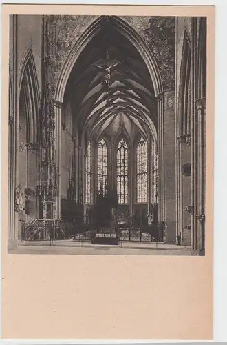 (99066) AK Ulm, Münster, Blick in den Chor, vor 1945