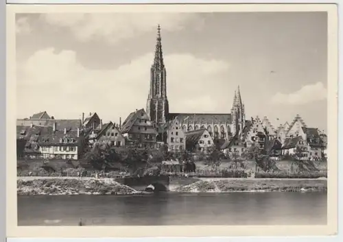 (8547) Foto AK Ulm, Münster, vor 1945