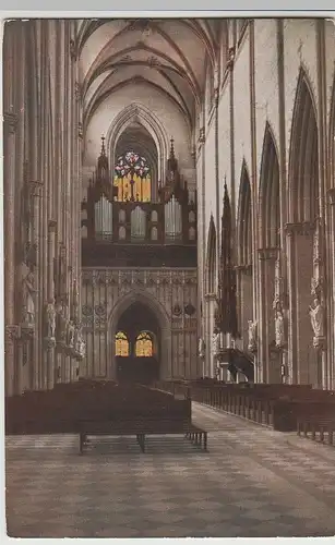 (83972) AK Ulm, Donau, Münster, Inneres, Orgel, vor 1945