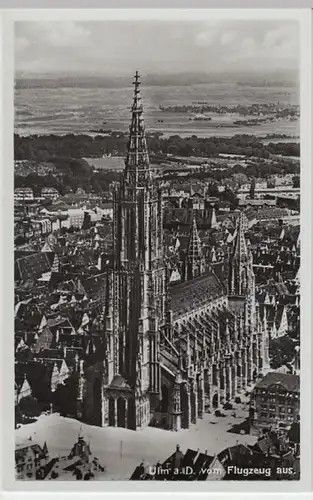 (7029) Foto AK Ulm, Münster, Luftbild 1933-45